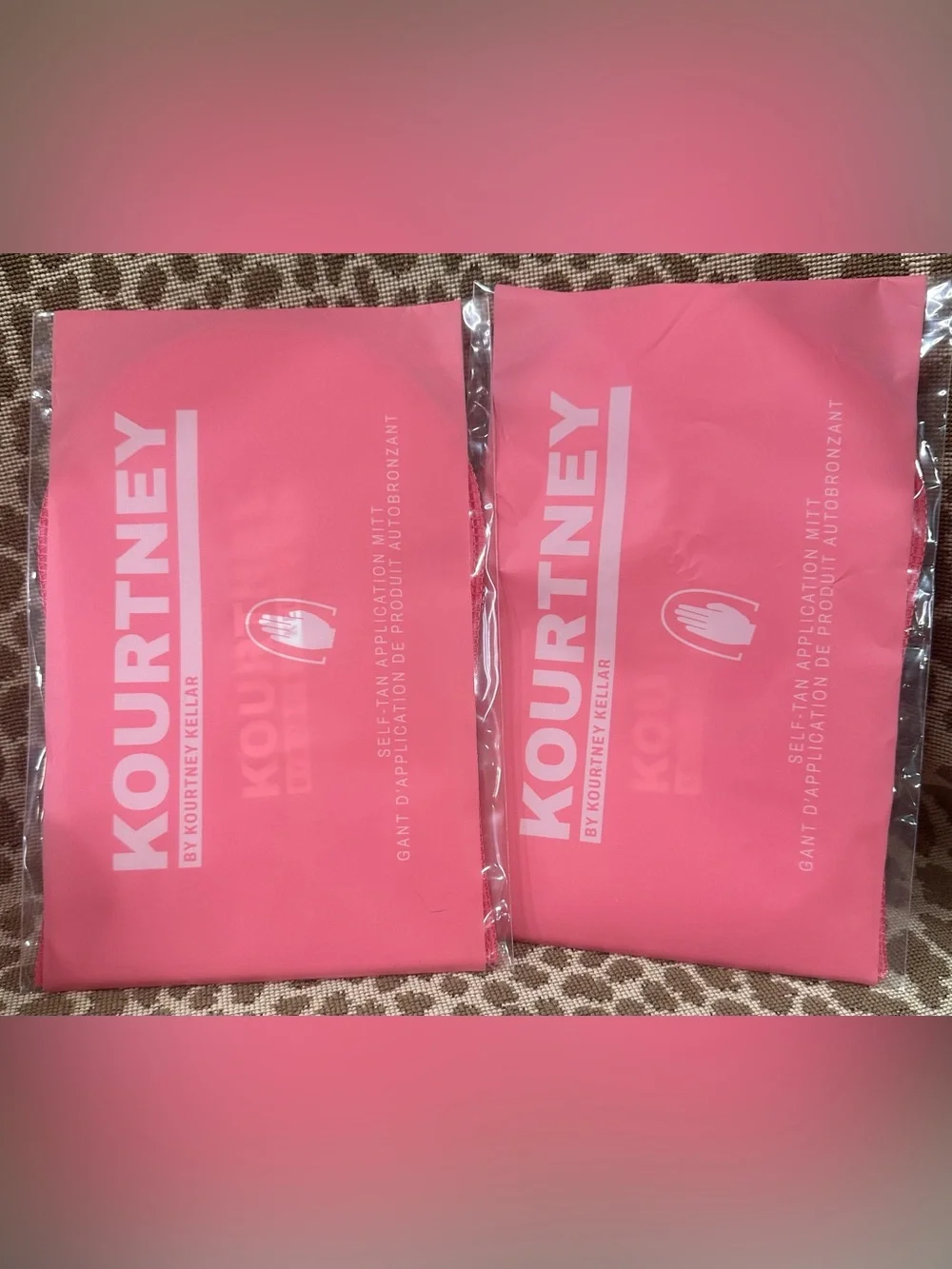 Lot of 5 Kourtney Kellar Tan~3 Clear Self-Tan Drops(1.52oz Ea) +2 Self Tan Mitts
